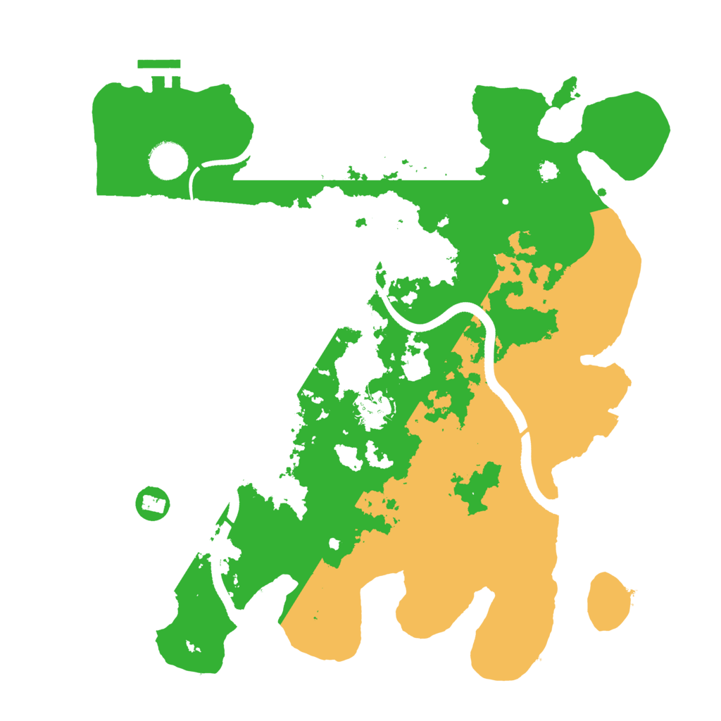 Biome Rust Map: Procedural Map, Size: 3400, Seed: 445566