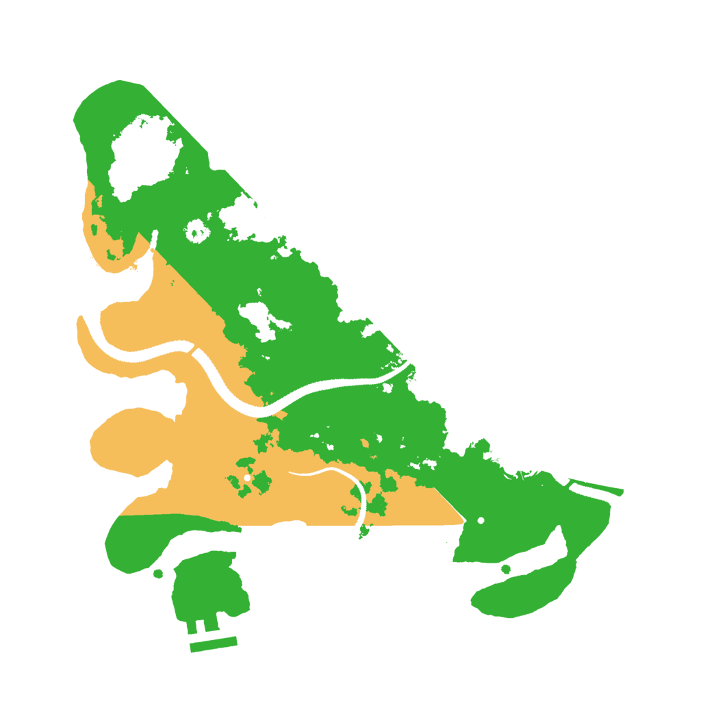 Biome Rust Map: Procedural Map, Size: 3000, Seed: 464993204