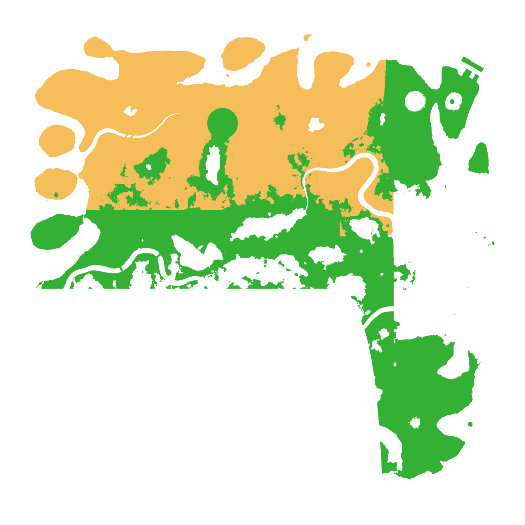 Biome Rust Map: Procedural Map, Size: 4500, Seed: 1918254476