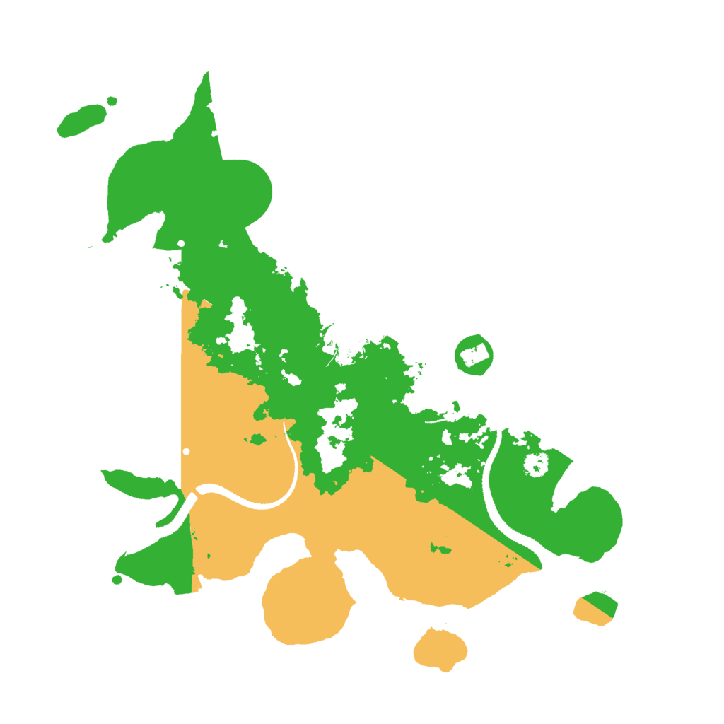 Biome Rust Map: Procedural Map, Size: 3000, Seed: 96144