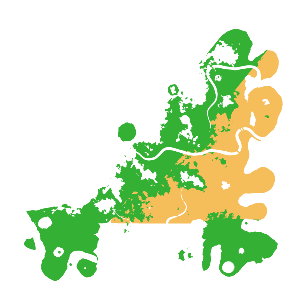 Biome Rust Map: Procedural Map, Size: 4500, Seed: 1001358467
