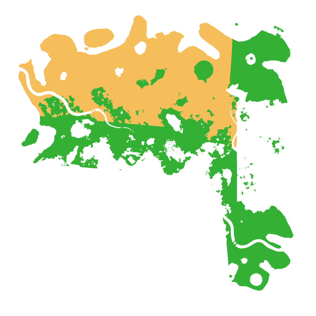 Biome Rust Map: Procedural Map, Size: 4500, Seed: 1115019909