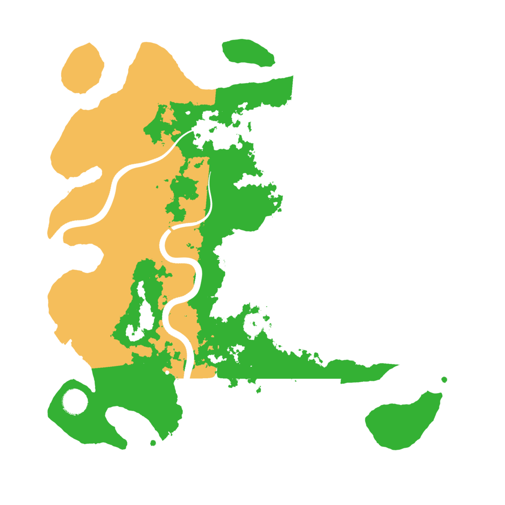 Biome Rust Map: Procedural Map, Size: 3500, Seed: 524586839