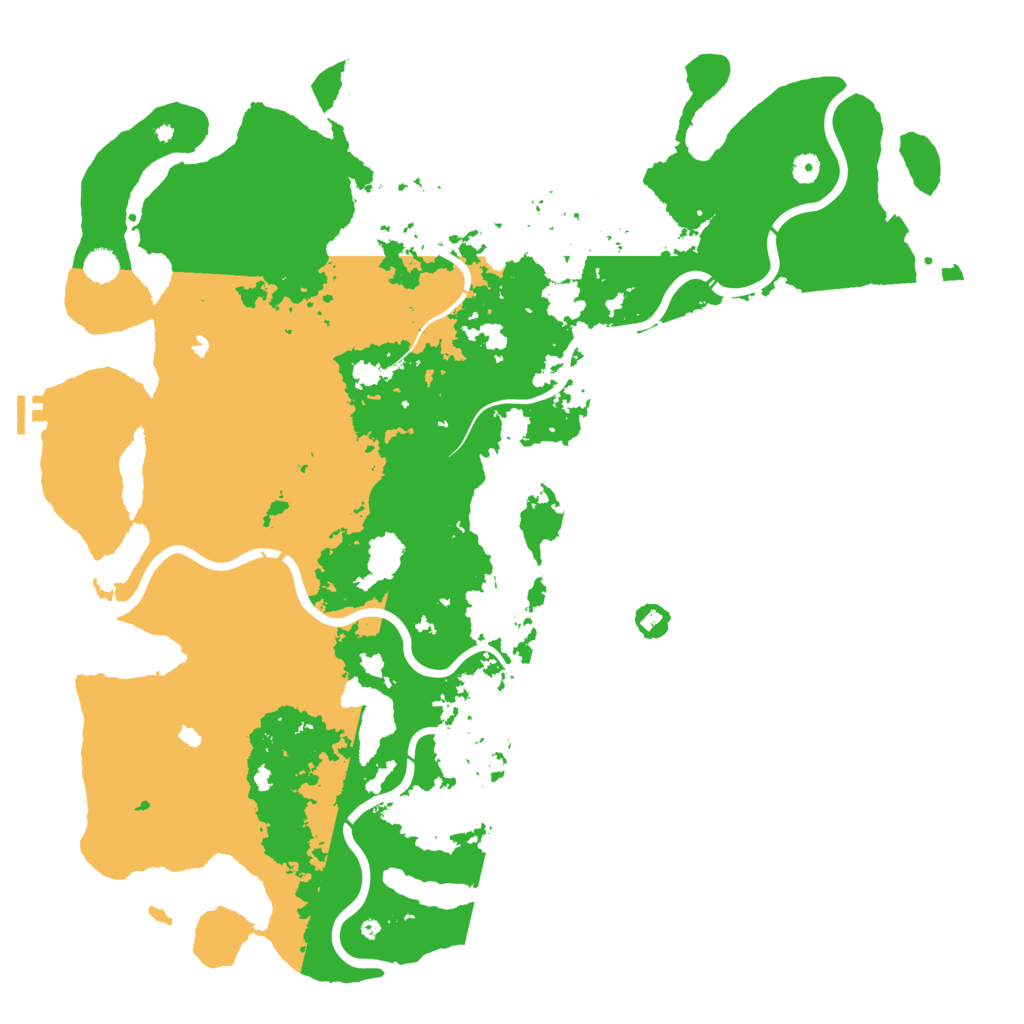 Biome Rust Map: Procedural Map, Size: 5280, Seed: 165981226