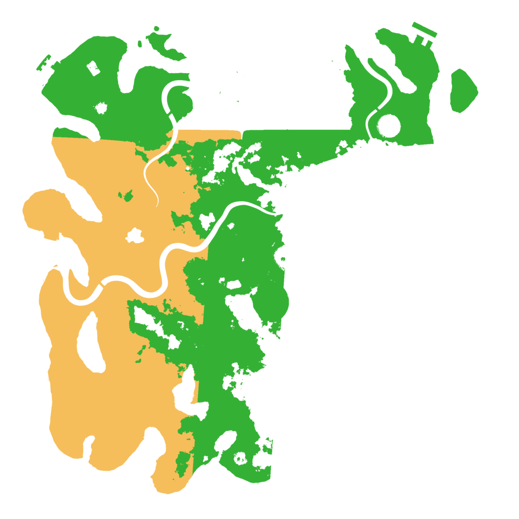 Biome Rust Map: Procedural Map, Size: 4000, Seed: 542415351