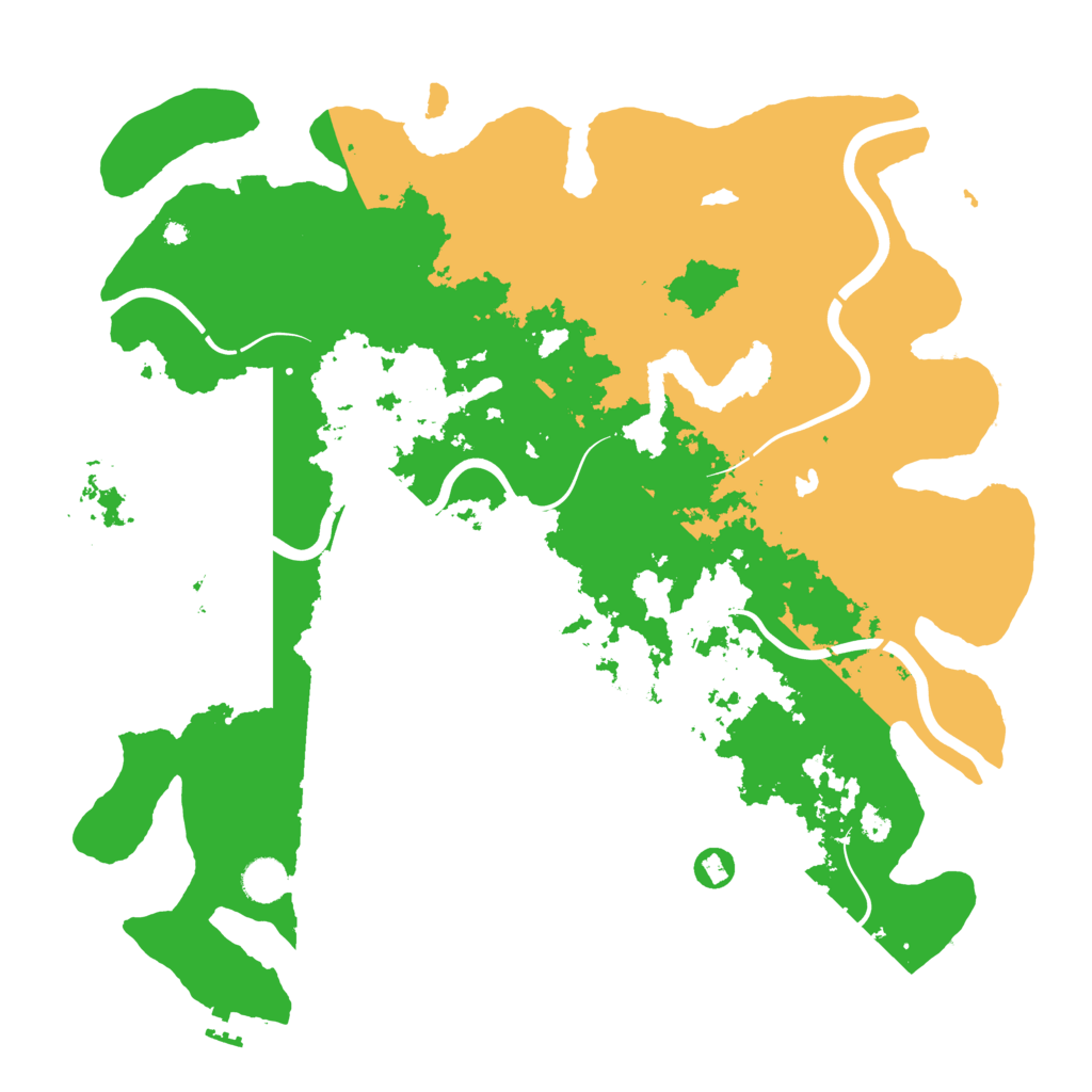 Biome Rust Map: Procedural Map, Size: 4250, Seed: 889434