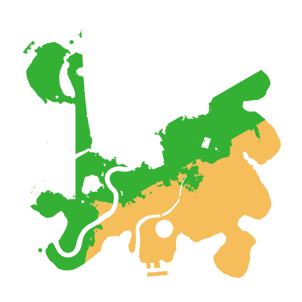 Biome Rust Map: Procedural Map, Size: 3000, Seed: 15192