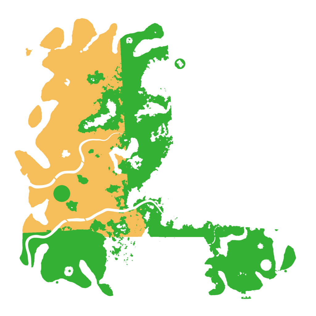 Biome Rust Map: Procedural Map, Size: 5000, Seed: 874335161