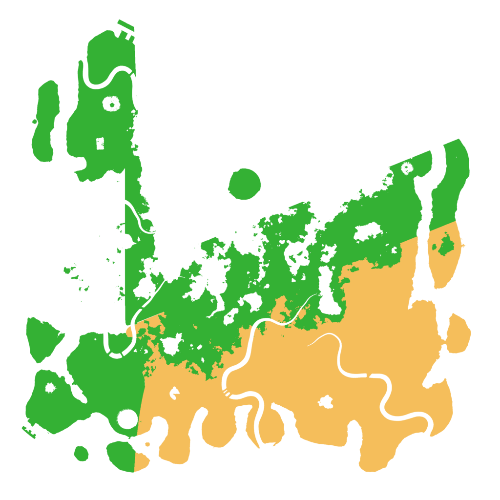 Biome Rust Map: Procedural Map, Size: 4500, Seed: 493991124
