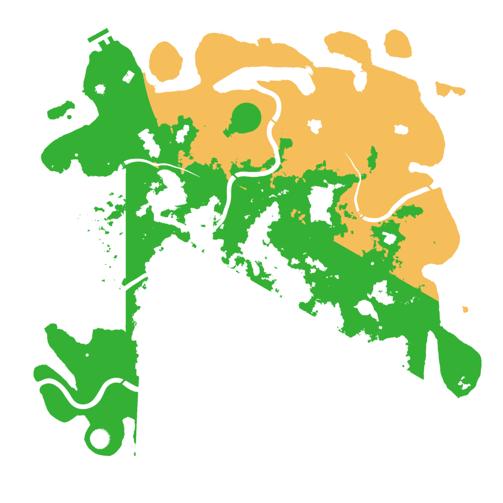 Biome Rust Map: Procedural Map, Size: 4500, Seed: 835074152