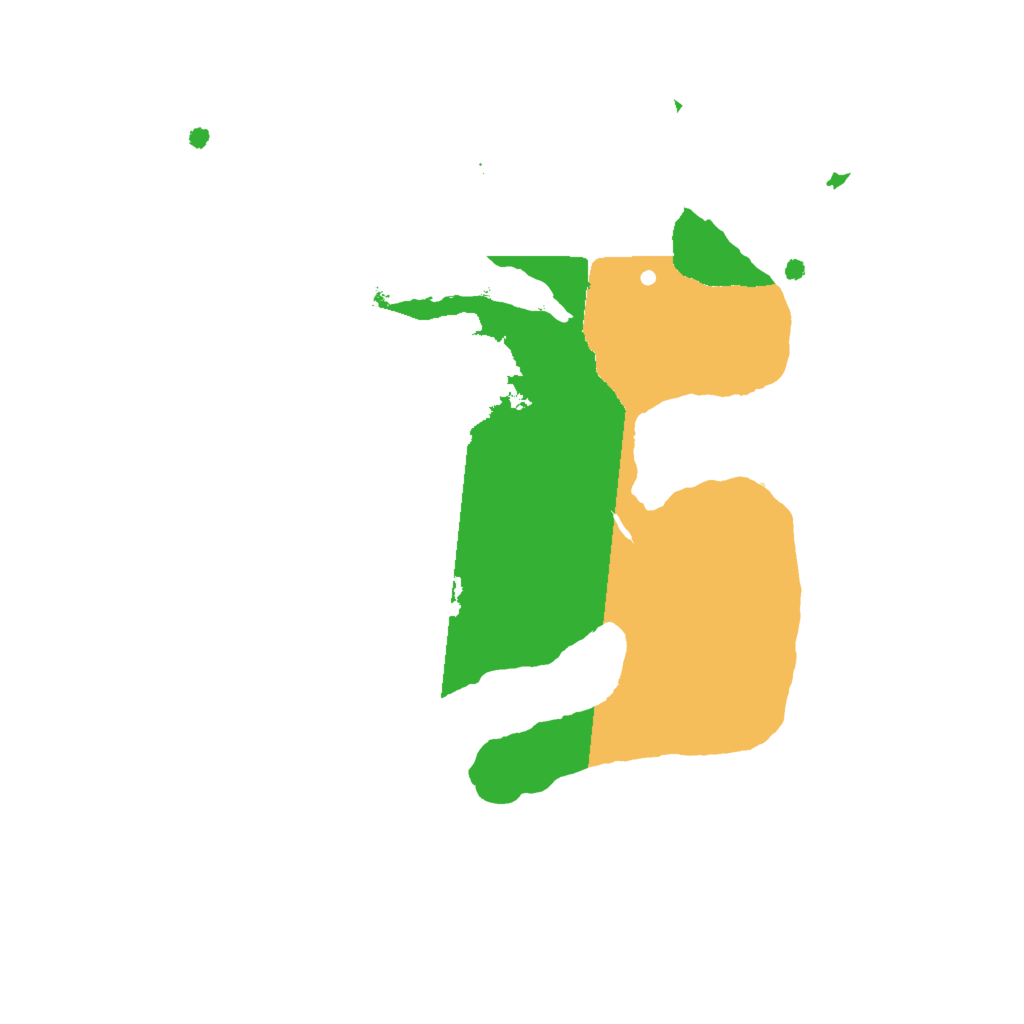 Biome Rust Map: Procedural Map, Size: 2000, Seed: 1006721721