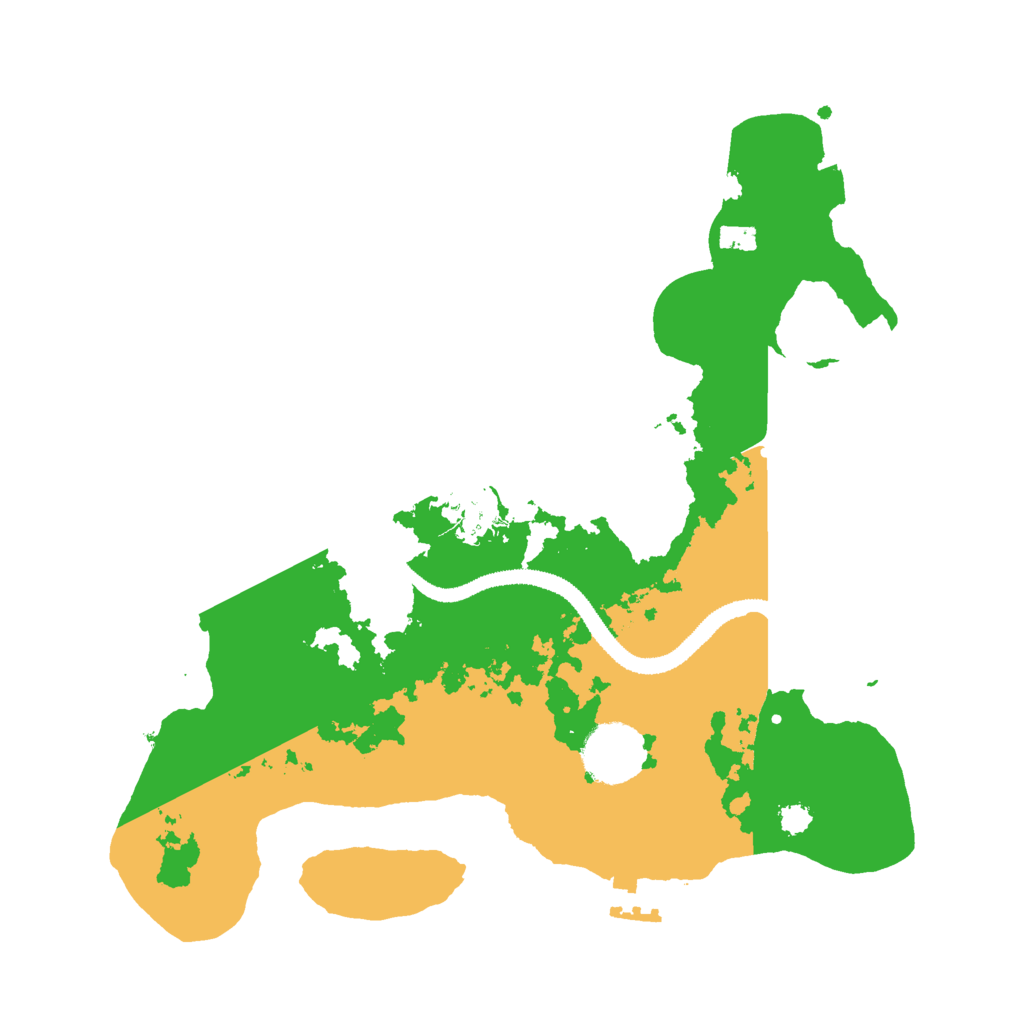 Biome Rust Map: Procedural Map, Size: 3000, Seed: 87771214