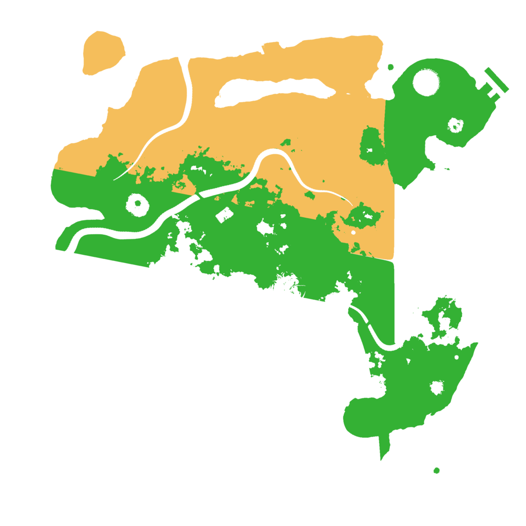 Biome Rust Map: Procedural Map, Size: 3500, Seed: 1752045034