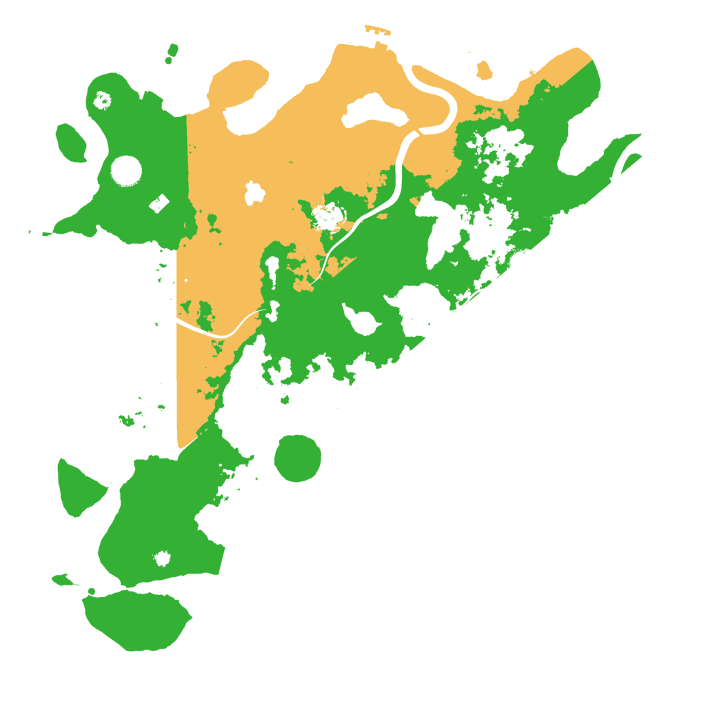 Biome Rust Map: Procedural Map, Size: 4050, Seed: 274542825