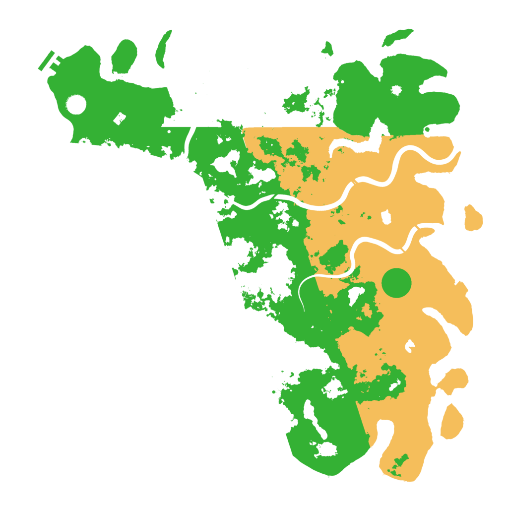 Biome Rust Map: Procedural Map, Size: 4500, Seed: 511910354