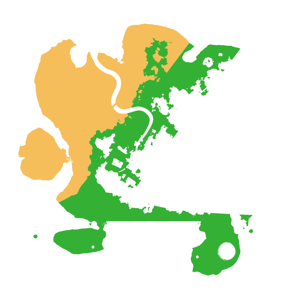 Biome Rust Map: Procedural Map, Size: 3000, Seed: 301533768