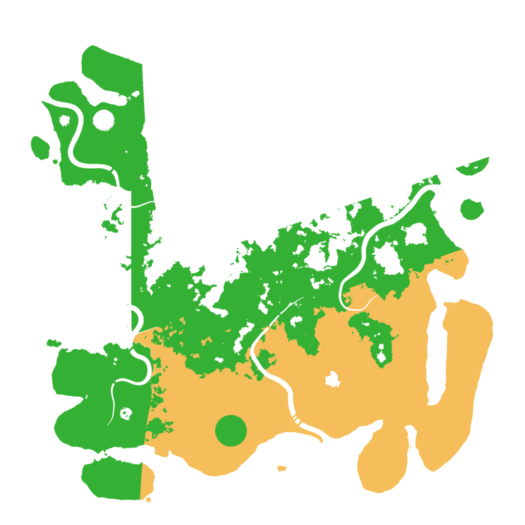 Biome Rust Map: Procedural Map, Size: 4400, Seed: 115821122