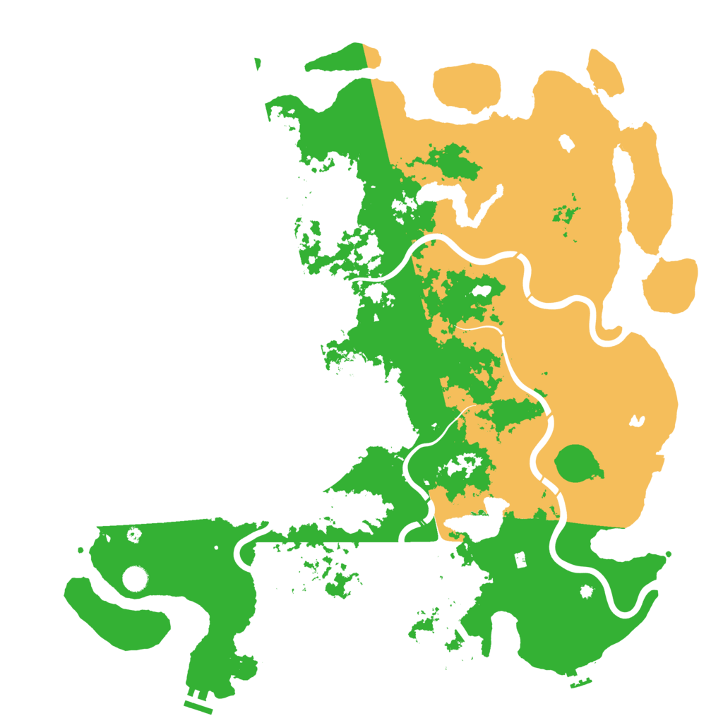 Biome Rust Map: Procedural Map, Size: 5000, Seed: 1104523675