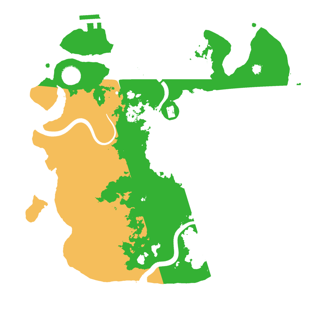 Biome Rust Map: Procedural Map, Size: 3000, Seed: 716422735
