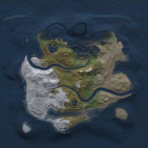 Thumbnail Rust Map: Procedural Map, Size: 2400, Seed: 1247520696, 6 Monuments