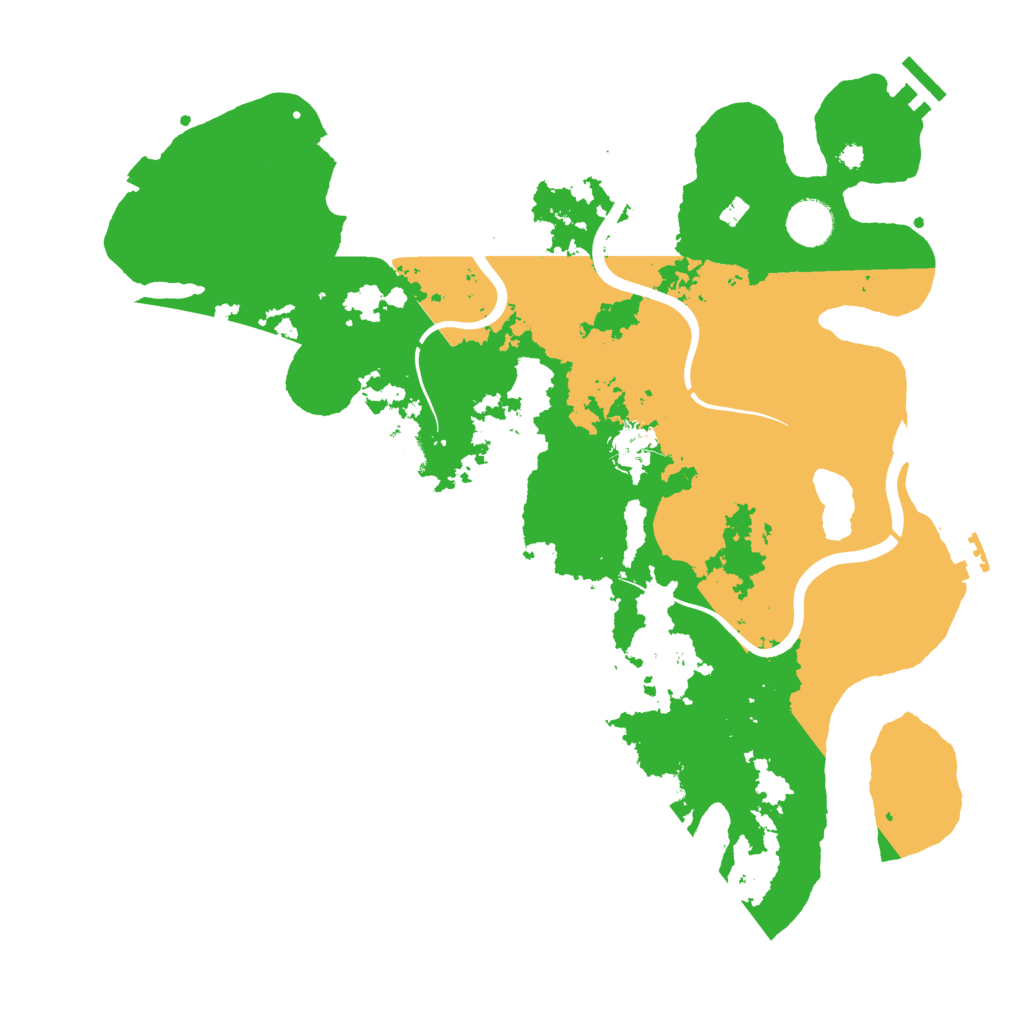 Biome Rust Map: Procedural Map, Size: 3850, Seed: 565884099