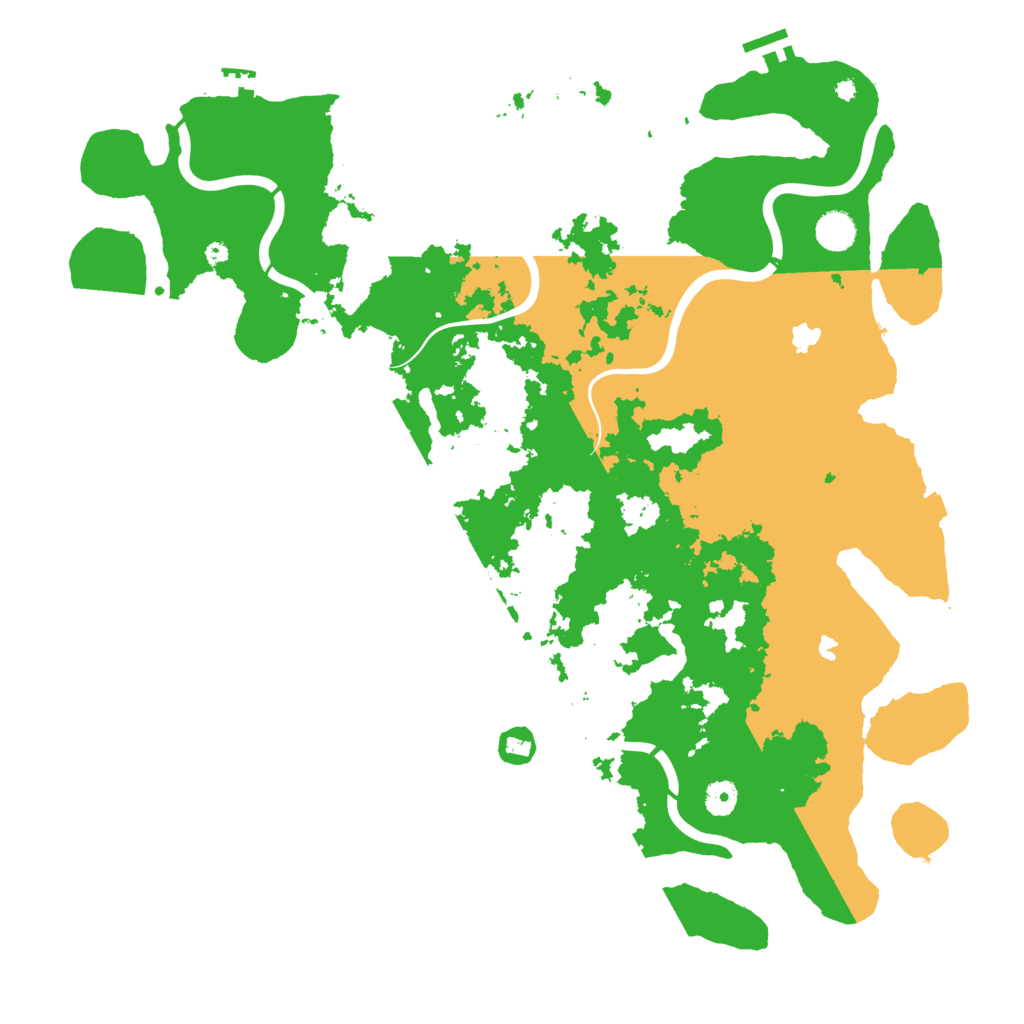 Biome Rust Map: Procedural Map, Size: 4500, Seed: 215806382