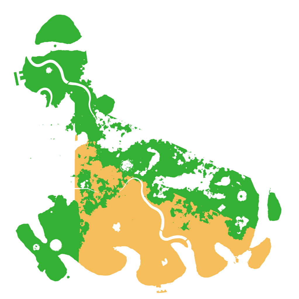 Biome Rust Map: Procedural Map, Size: 4500, Seed: 8102280