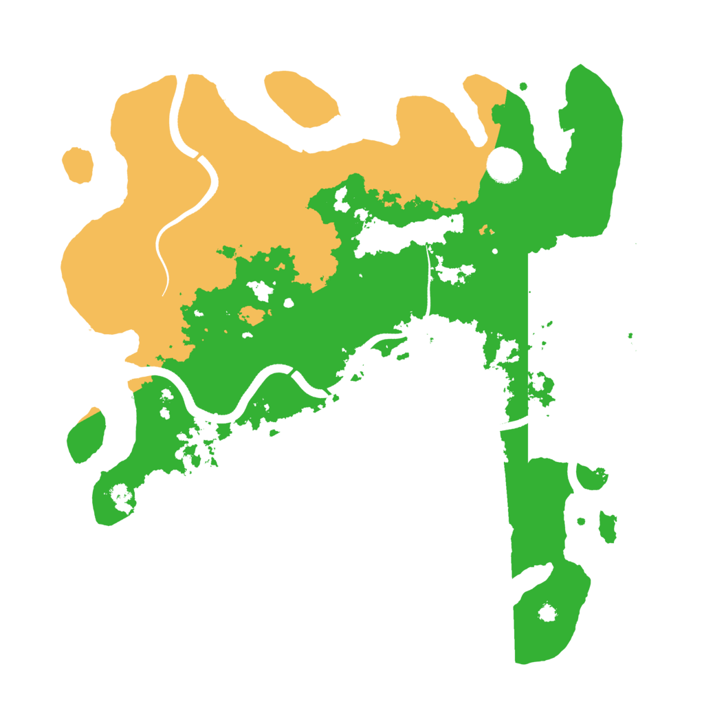 Biome Rust Map: Procedural Map, Size: 3600, Seed: 242762