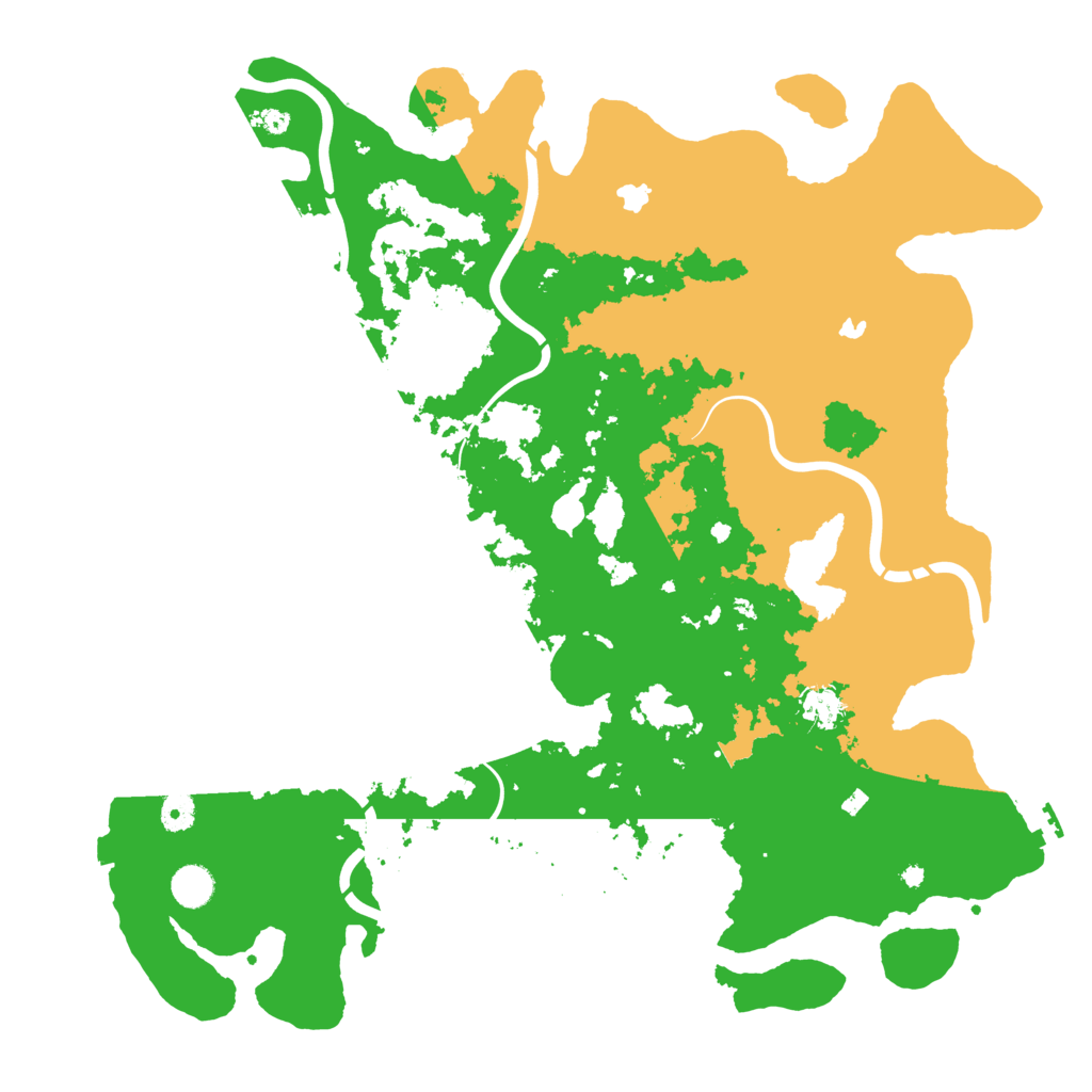 Biome Rust Map: Procedural Map, Size: 4500, Seed: 234430651