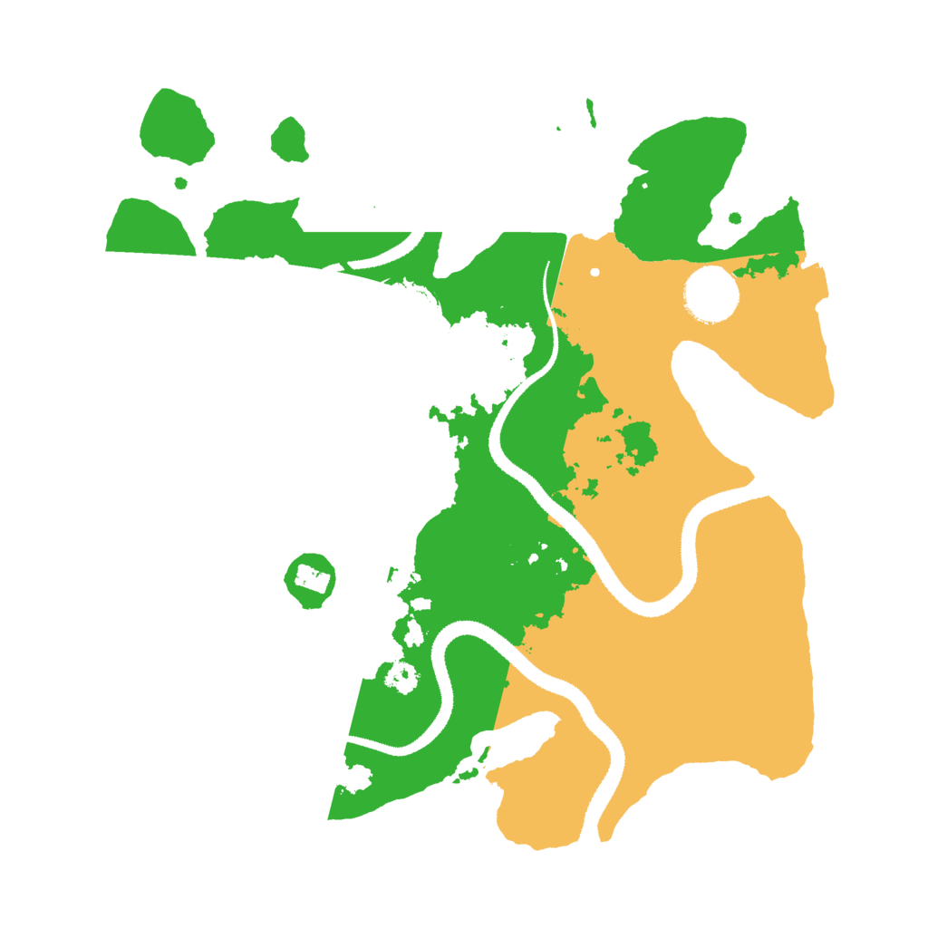 Biome Rust Map: Procedural Map, Size: 3000, Seed: 687485244