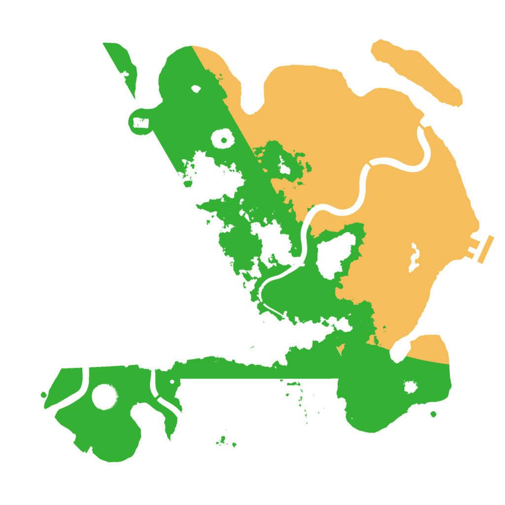 Biome Rust Map: Procedural Map, Size: 3500, Seed: 1146041039