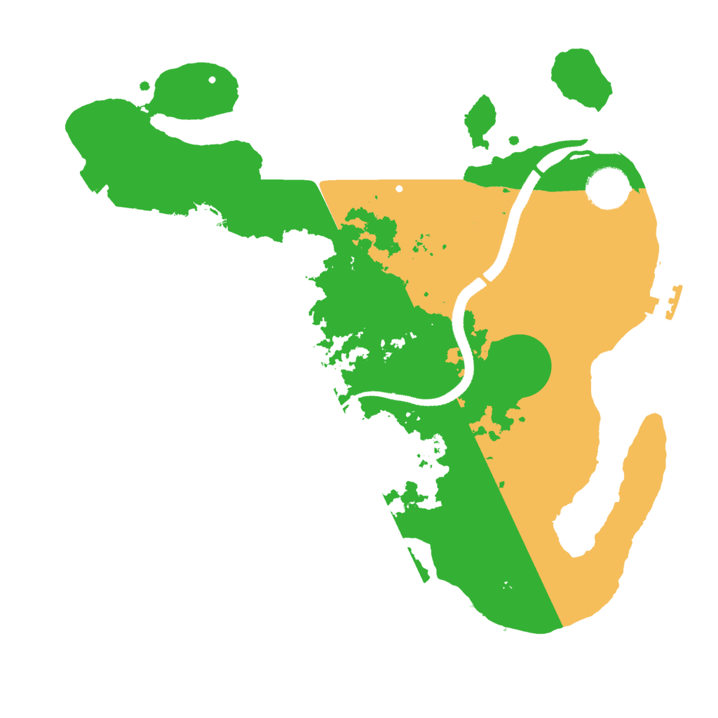 Biome Rust Map: Procedural Map, Size: 3000, Seed: 311131004