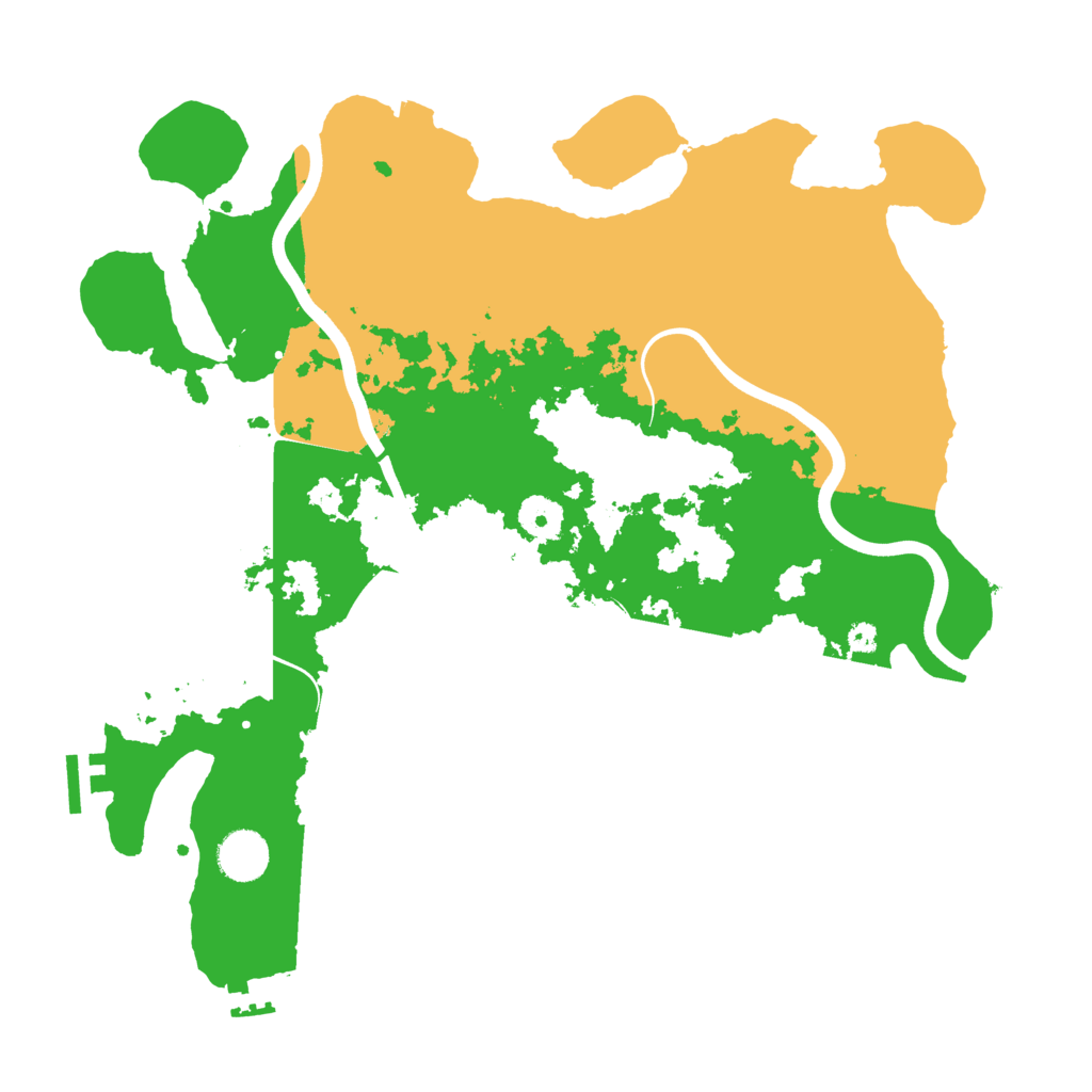 Biome Rust Map: Procedural Map, Size: 3750, Seed: 1346339970