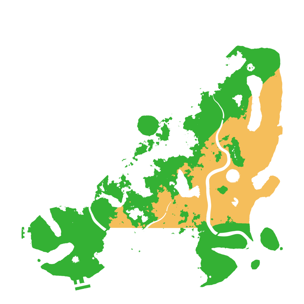 Biome Rust Map: Procedural Map, Size: 4000, Seed: 268250417