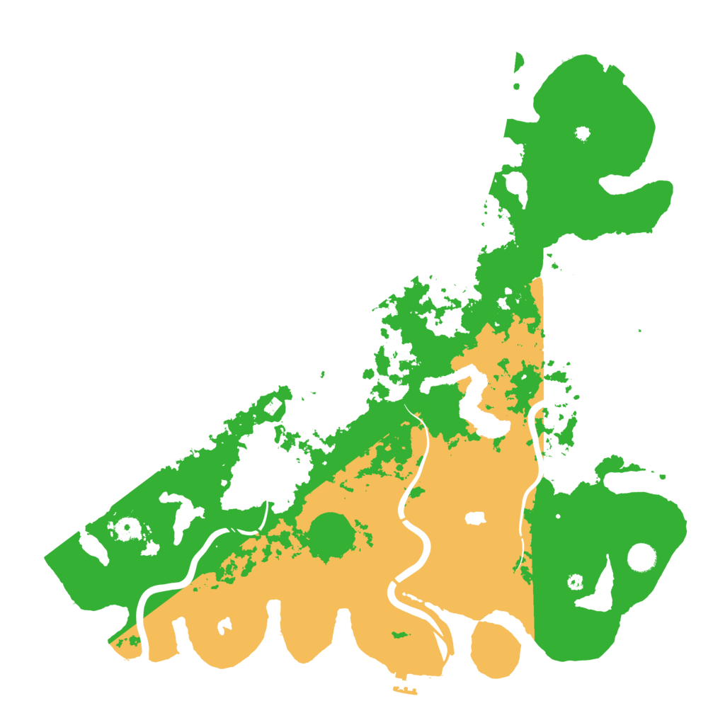 Biome Rust Map: Procedural Map, Size: 4500, Seed: 2136158082