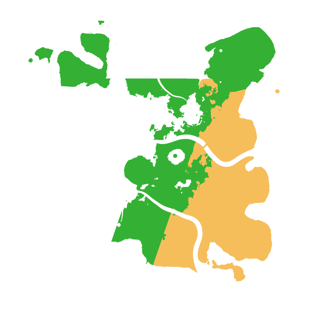 Biome Rust Map: Procedural Map, Size: 3000, Seed: 130826