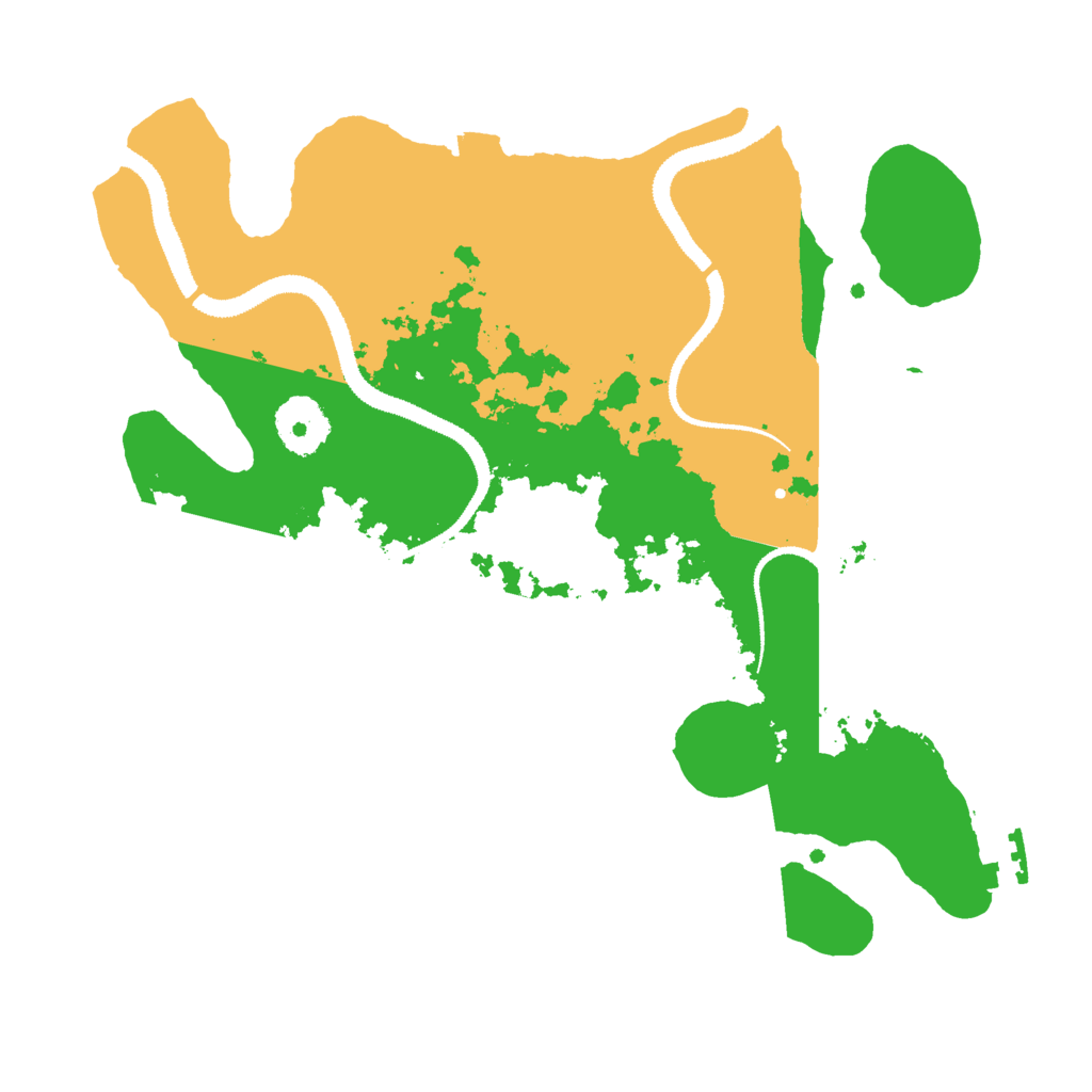 Biome Rust Map: Procedural Map, Size: 3000, Seed: 10356
