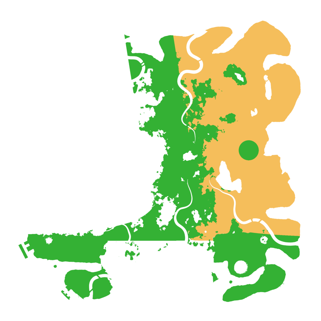 Biome Rust Map: Procedural Map, Size: 4250, Seed: 1090539942