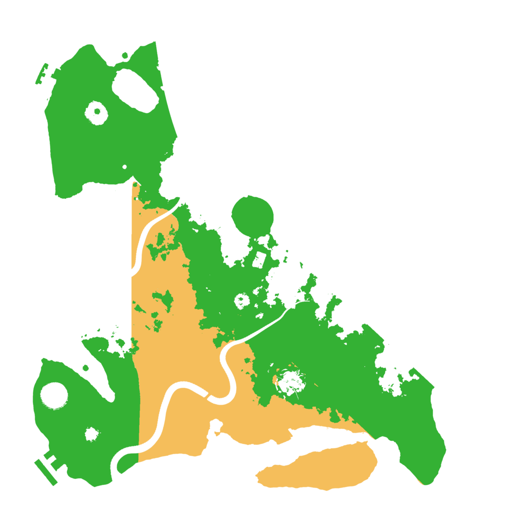 Biome Rust Map: Procedural Map, Size: 3500, Seed: 1269244012
