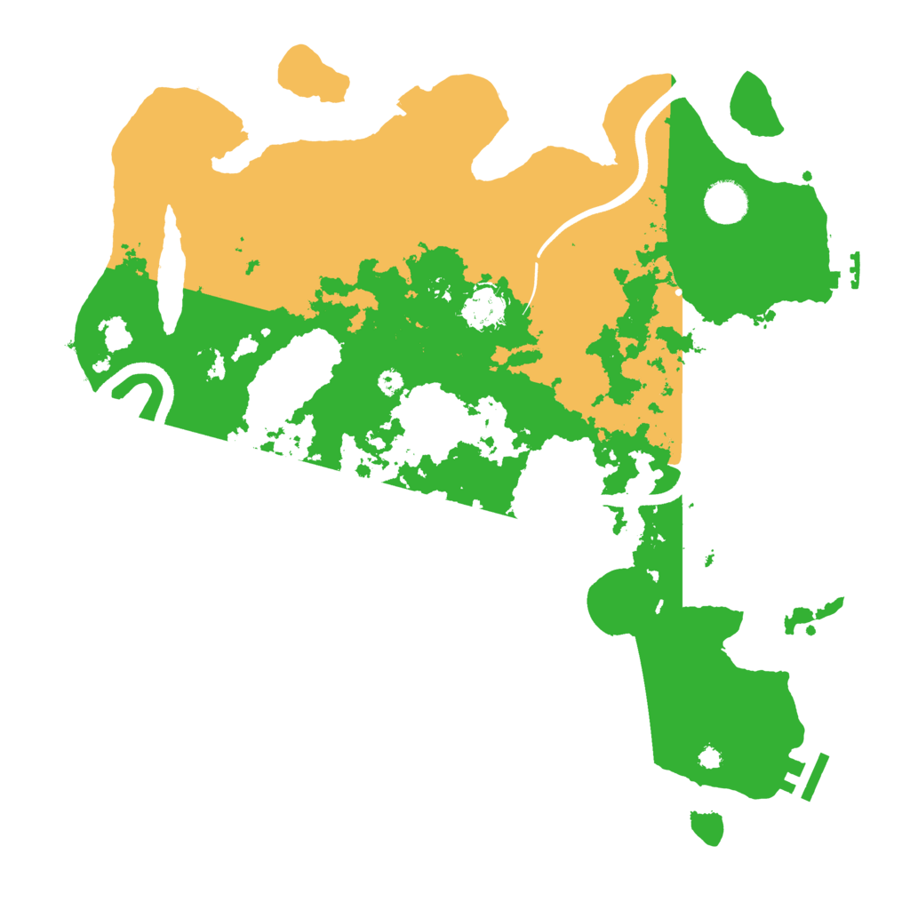 Biome Rust Map: Procedural Map, Size: 3700, Seed: 1994723668