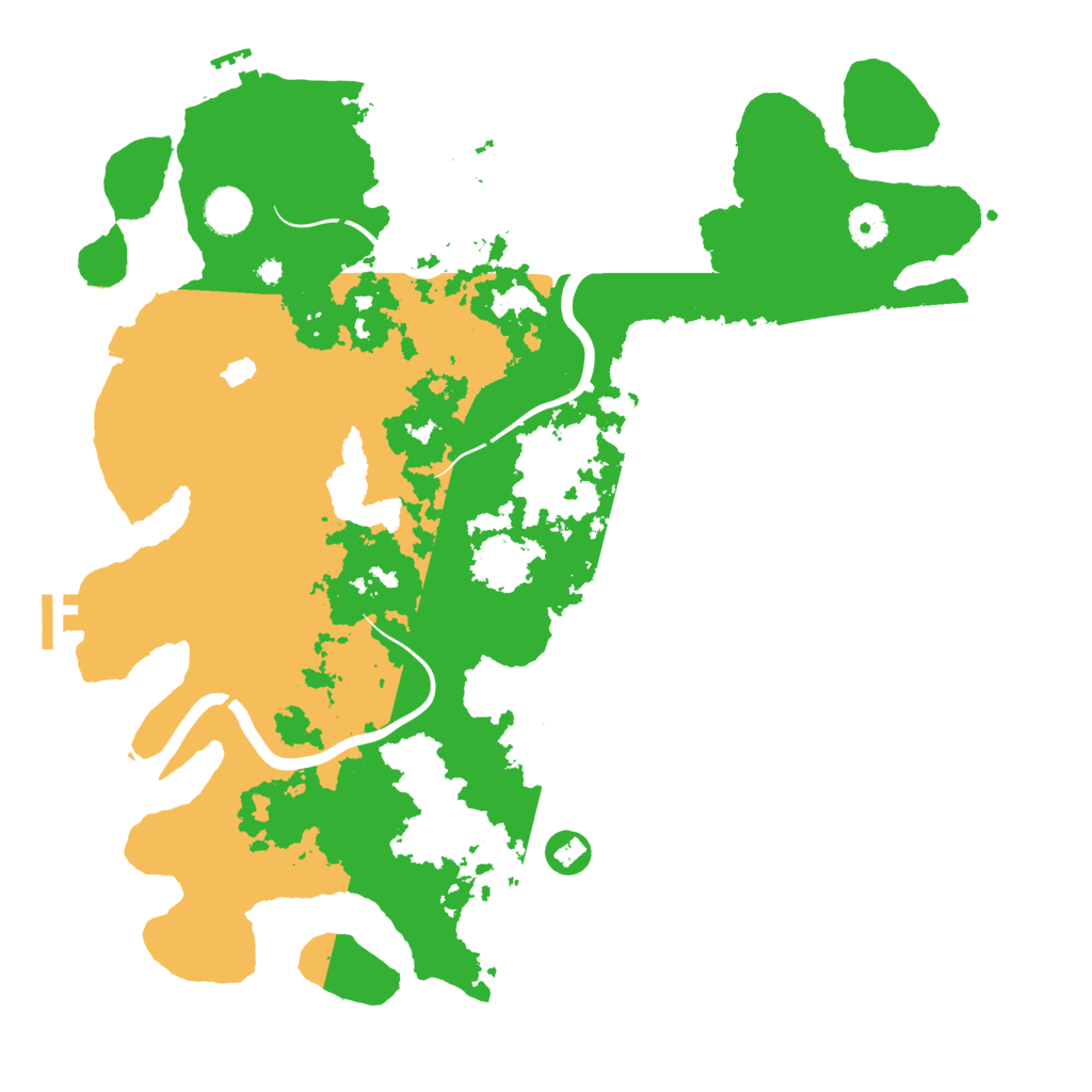 Biome Rust Map: Procedural Map, Size: 4000, Seed: 1470805123