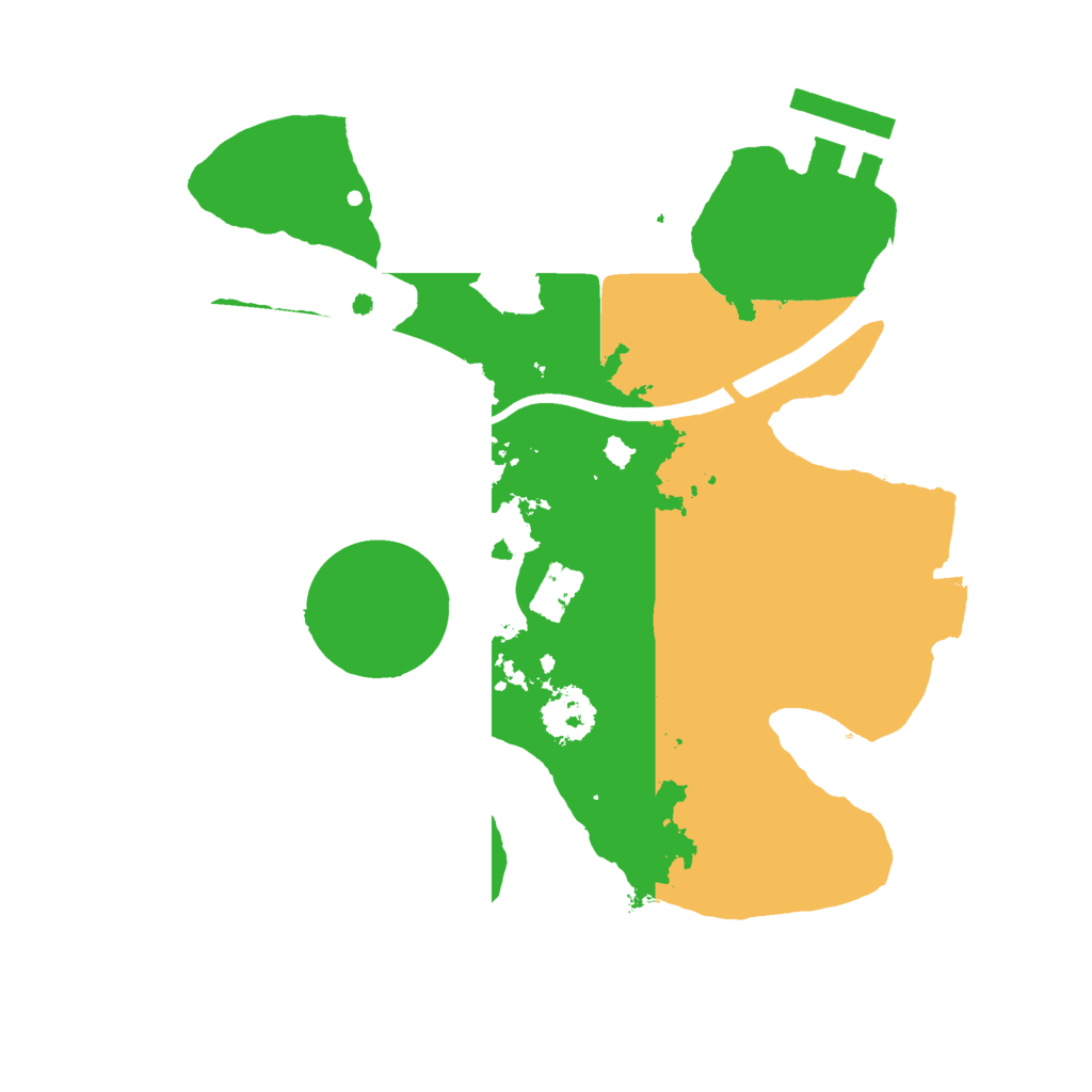 Biome Rust Map: Procedural Map, Size: 2100, Seed: 231521