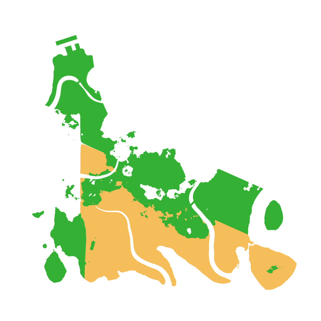 Biome Rust Map: Procedural Map, Size: 2999, Seed: 45257