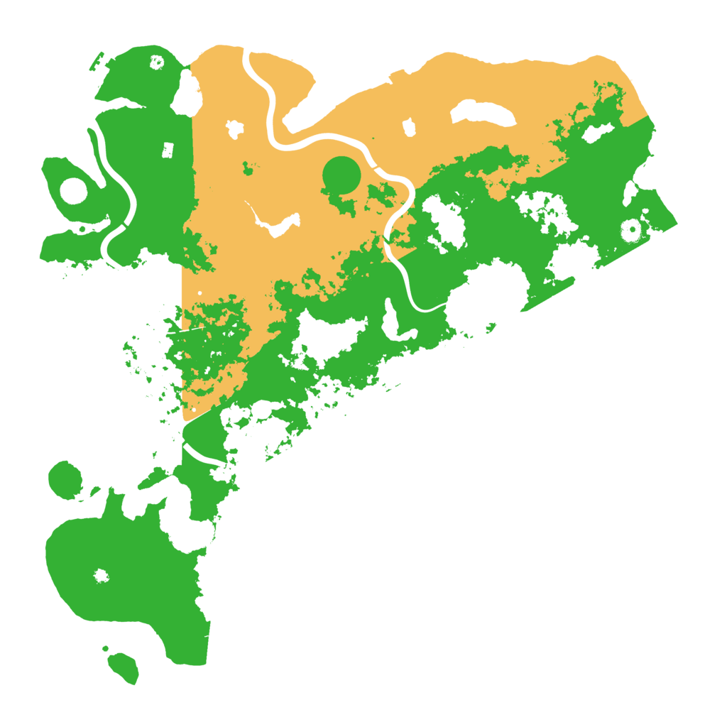 Biome Rust Map: Procedural Map, Size: 5000, Seed: 847362915
