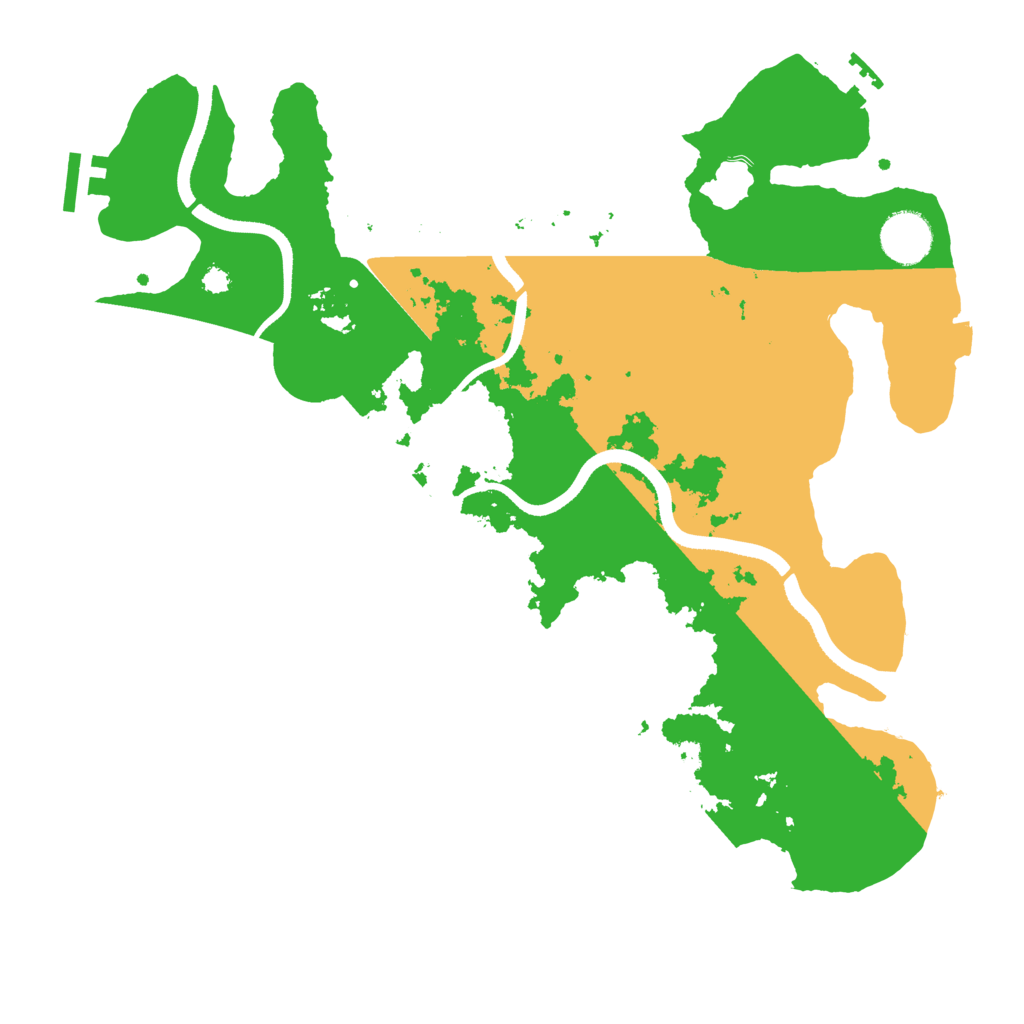 Biome Rust Map: Procedural Map, Size: 3500, Seed: 470075959
