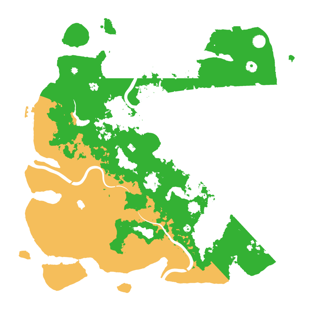Biome Rust Map: Procedural Map, Size: 4250, Seed: 291586105