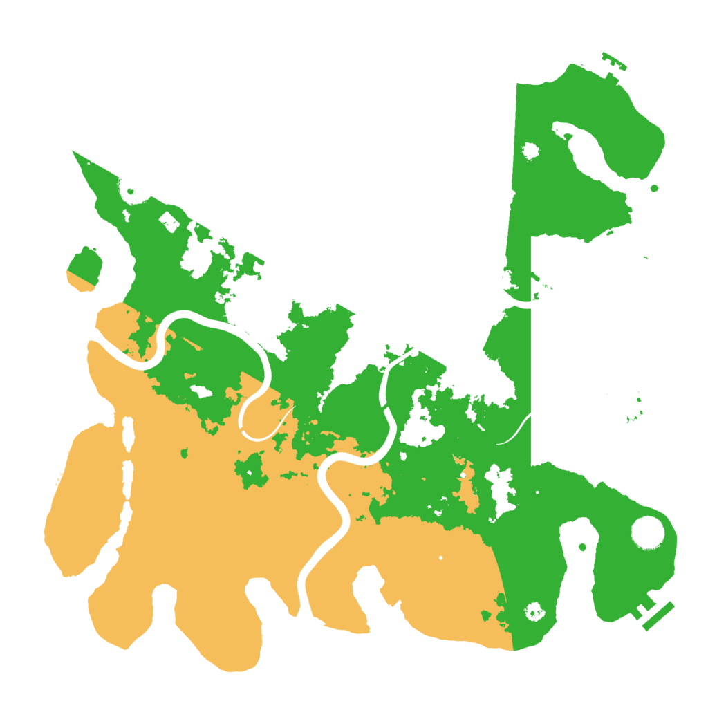 Biome Rust Map: Procedural Map, Size: 3800, Seed: 532770966