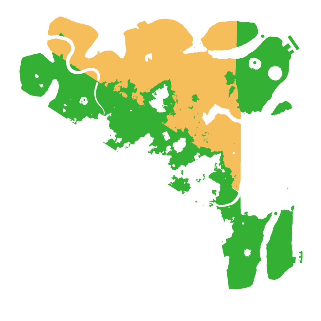 Biome Rust Map: Procedural Map, Size: 4000, Seed: 929394170