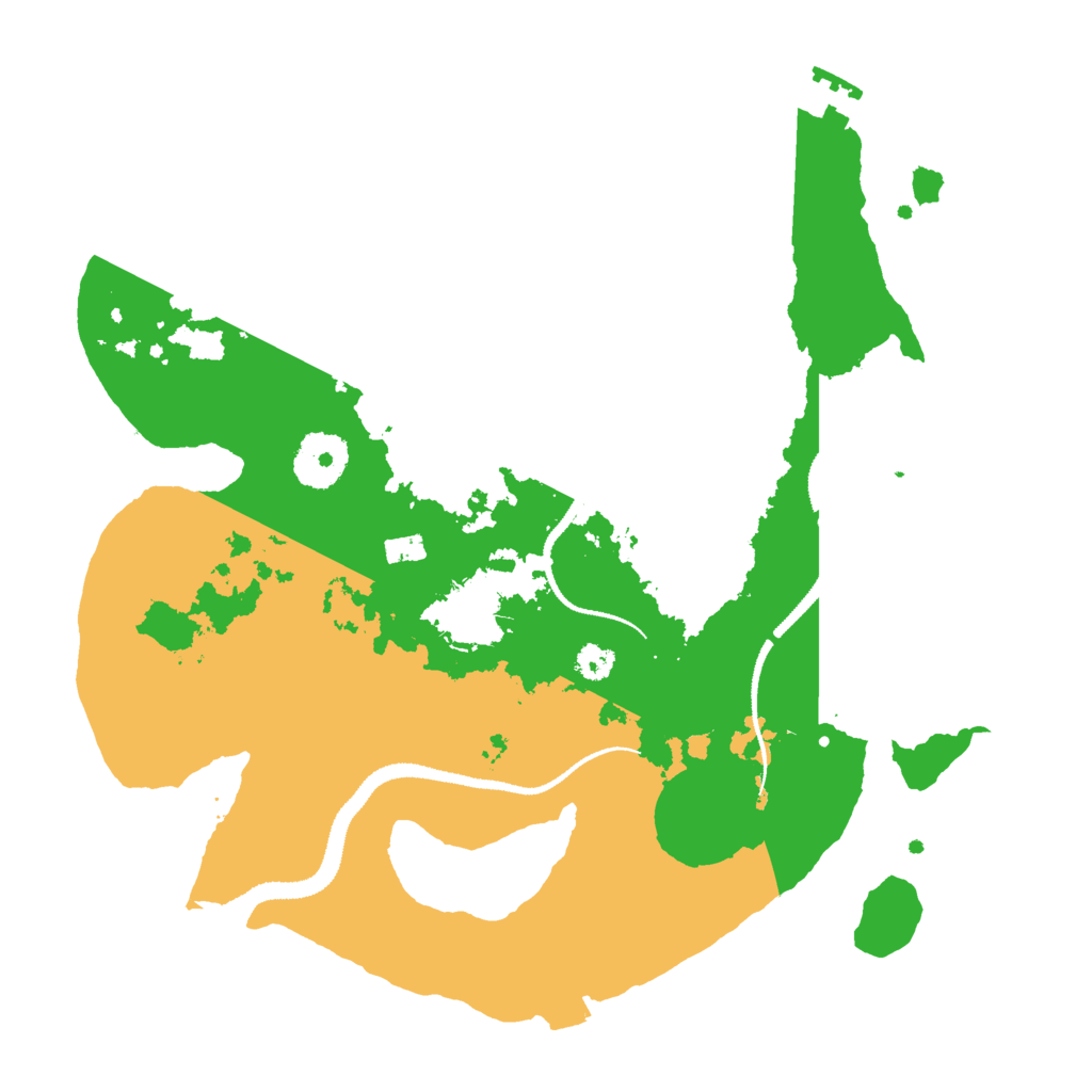 Biome Rust Map: Procedural Map, Size: 3000, Seed: 1626673485