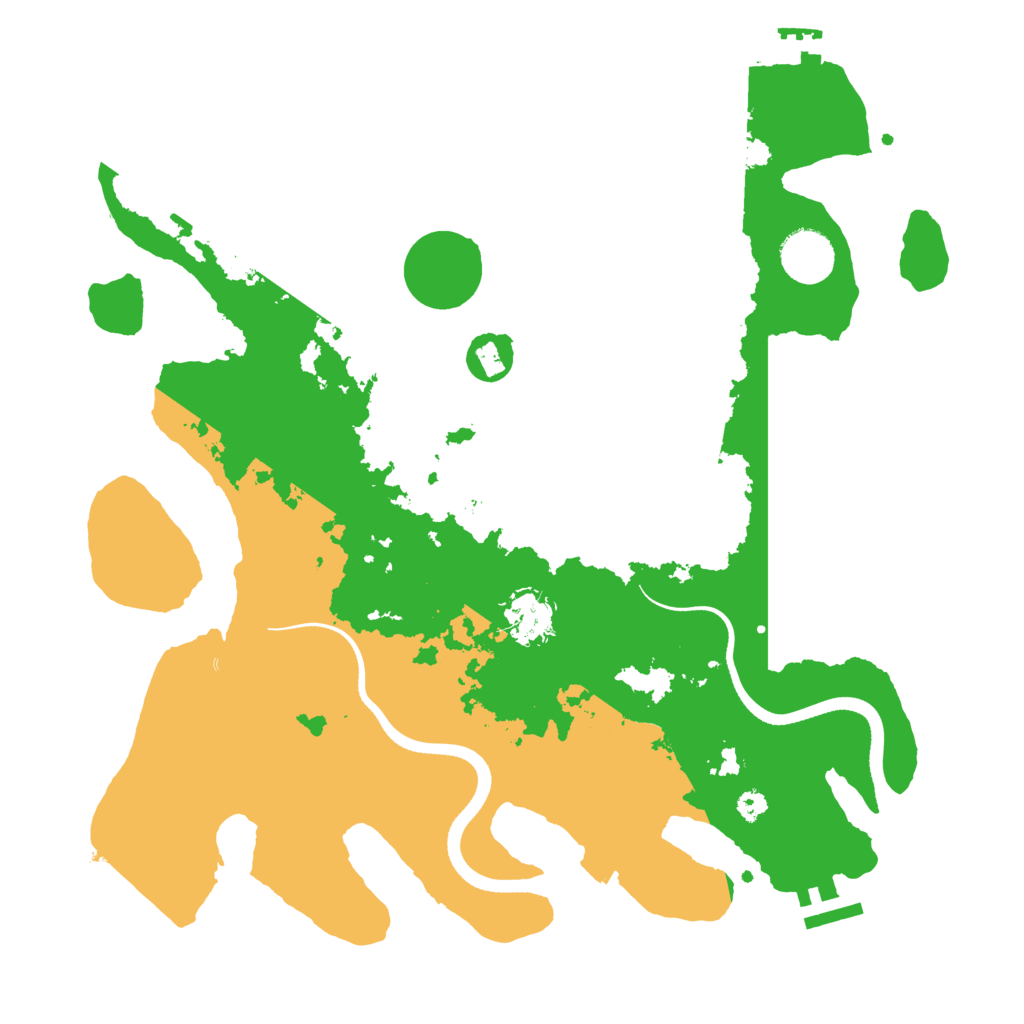 Biome Rust Map: Procedural Map, Size: 3500, Seed: 1155153760